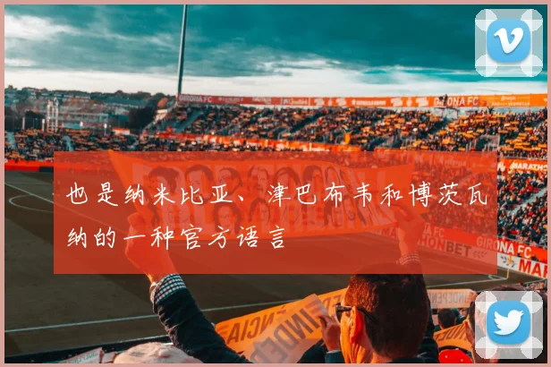 也是纳米比亚、津巴布韦和博茨瓦纳的一种官方语言
