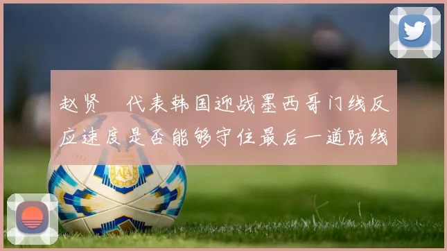 赵贤祐代表韩国迎战墨西哥门线反应速度是否能够守住最后一道防线